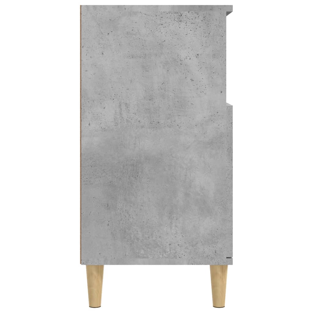 Servantă, gri beton, 60x35x70 cm, lemn prelucrat Lando - Lando