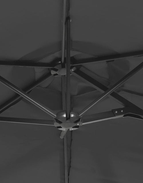 Încărcați imaginea în vizualizatorul Galerie, Umbrelă de soare cu două capete, antracit, 316x240 cm Lando - Lando
