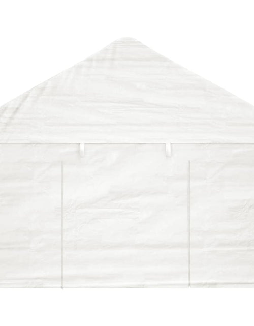 Încărcați imaginea în vizualizatorul Galerie, Foișor cu acoperiș, alb, 20,07x4,08x3,22 m, polietilenă Lando - Lando
