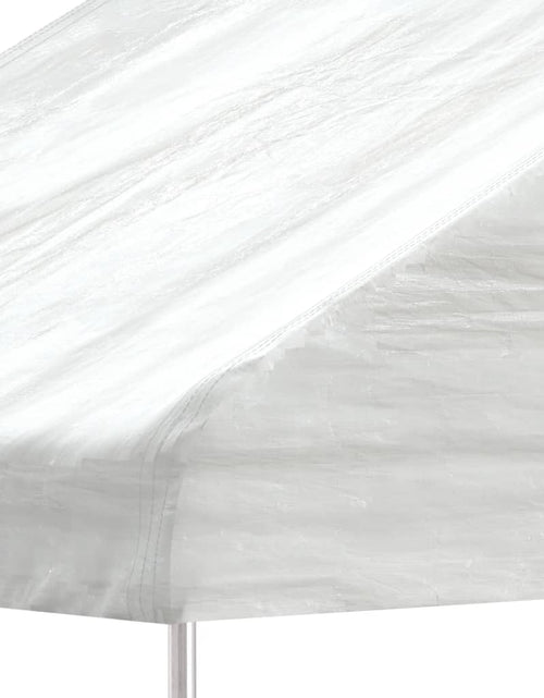 Încărcați imaginea în vizualizatorul Galerie, Foișor cu acoperiș, alb, 8,92x2,28x2,69 m, polietilenă Lando - Lando
