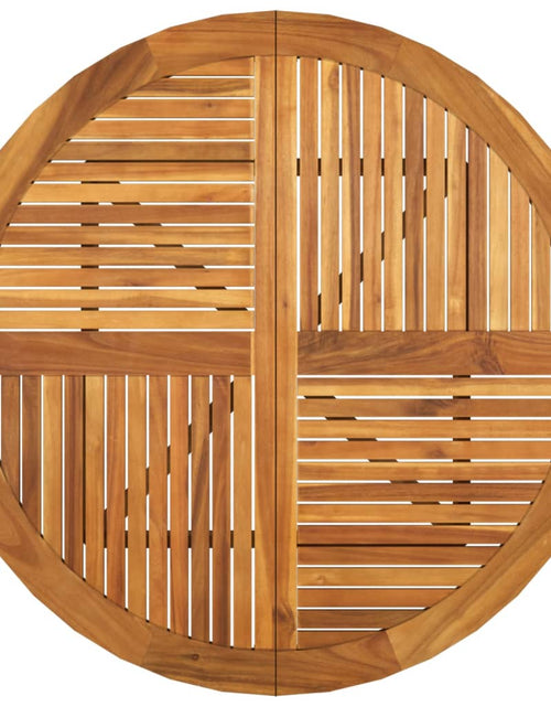 Загрузите изображение в средство просмотра галереи, Masă de grădină, Ø 110 cm, lemn masiv de acacia - Lando
