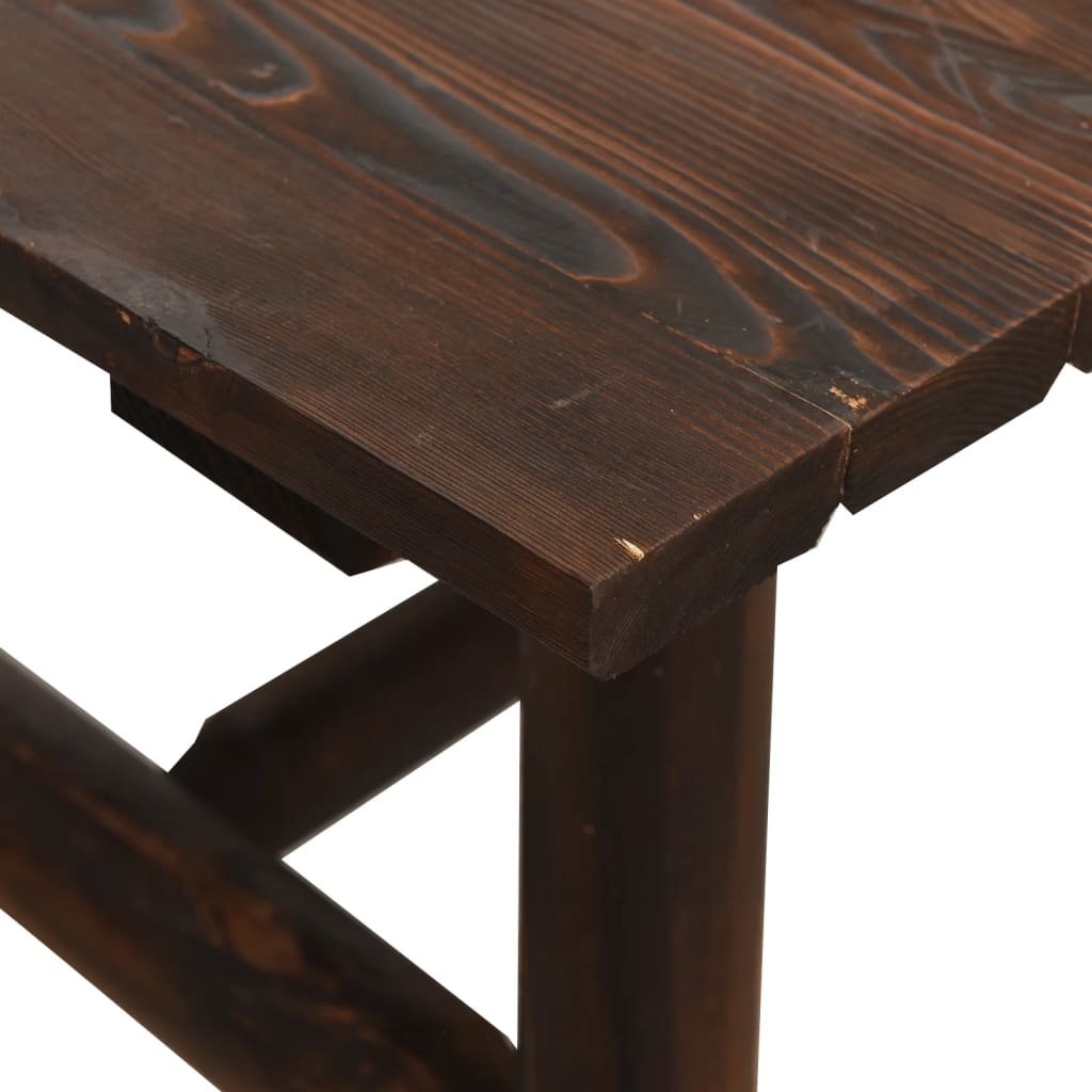 Masă laterală, 49x49x50 cm, lemn masiv de molid - Lando