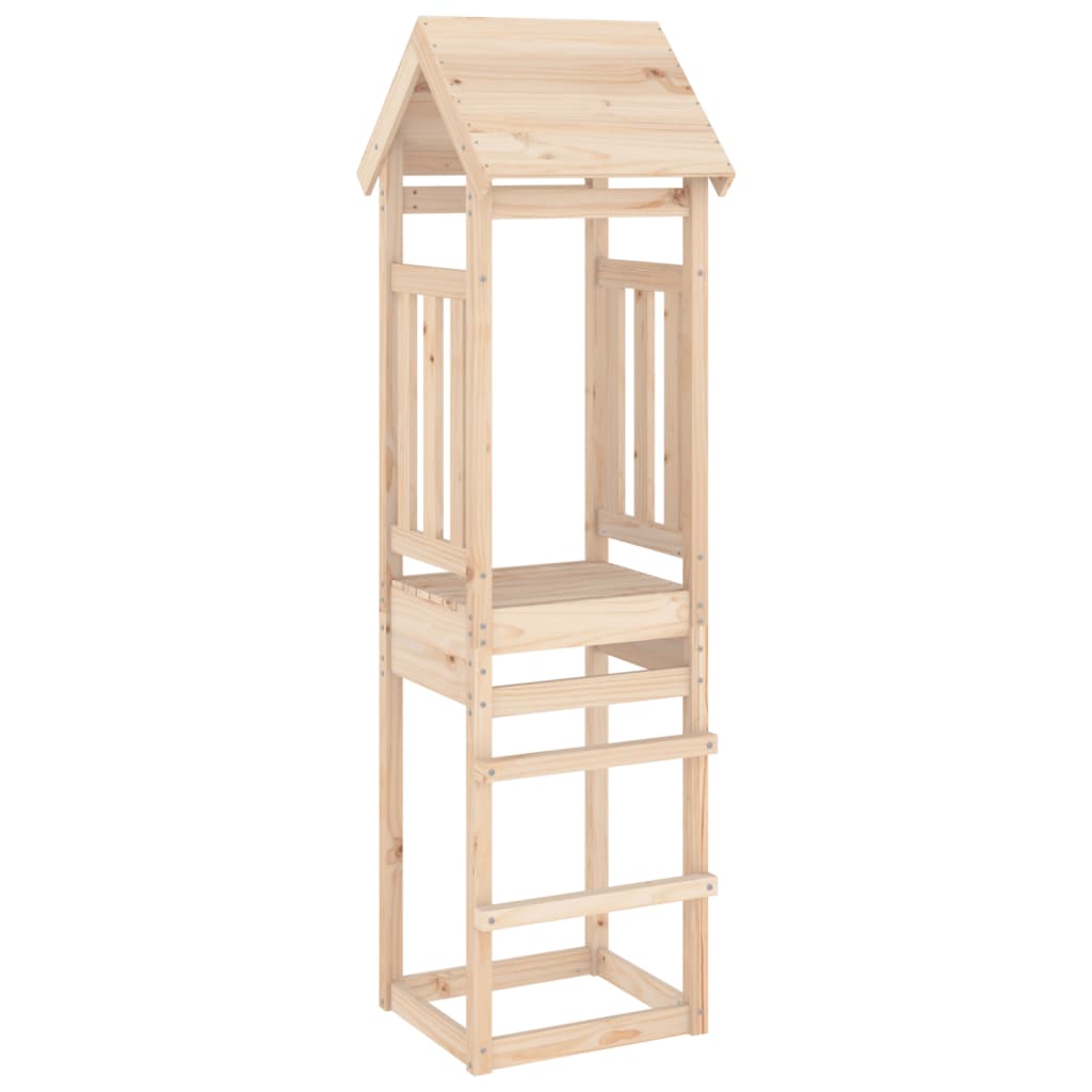 Turn de joacă, 52,5x46,5x206,5 cm, lemn masiv de pin - Lando