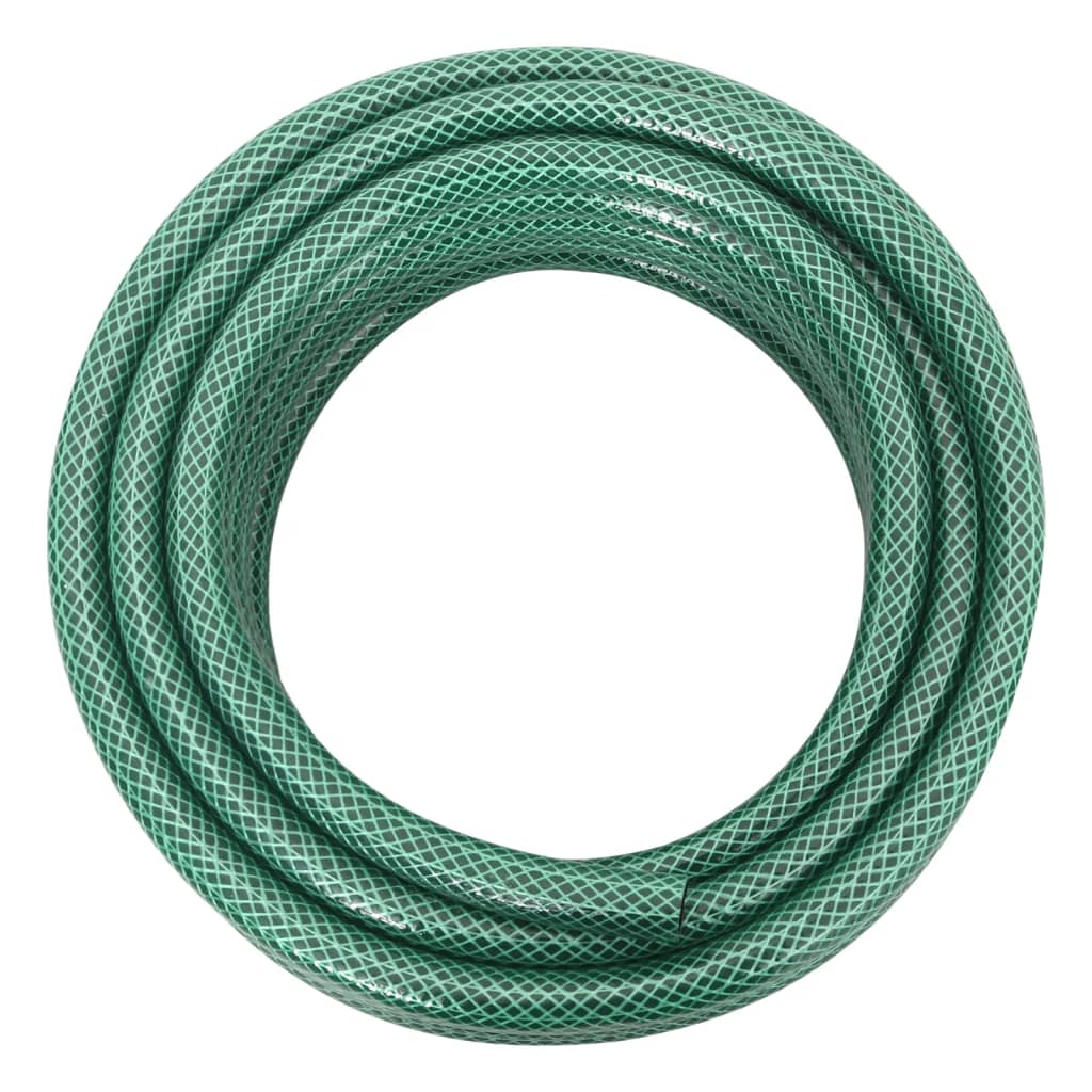 Furtun de grădină cu set de racorduri, verde, 0,6", 10 m, PVC - Lando