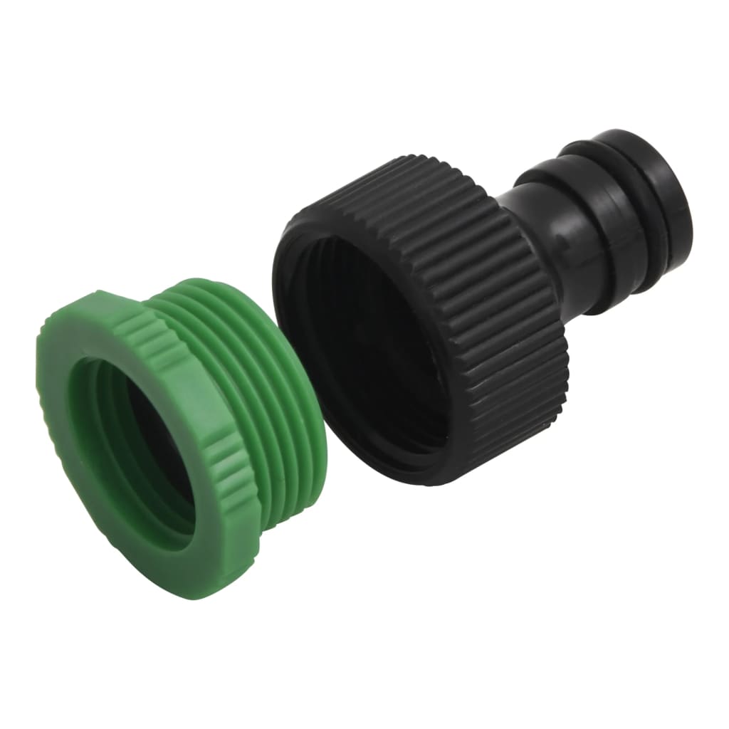 Furtun de grădină cu set de racorduri, verde, 0,6", 10 m, PVC - Lando