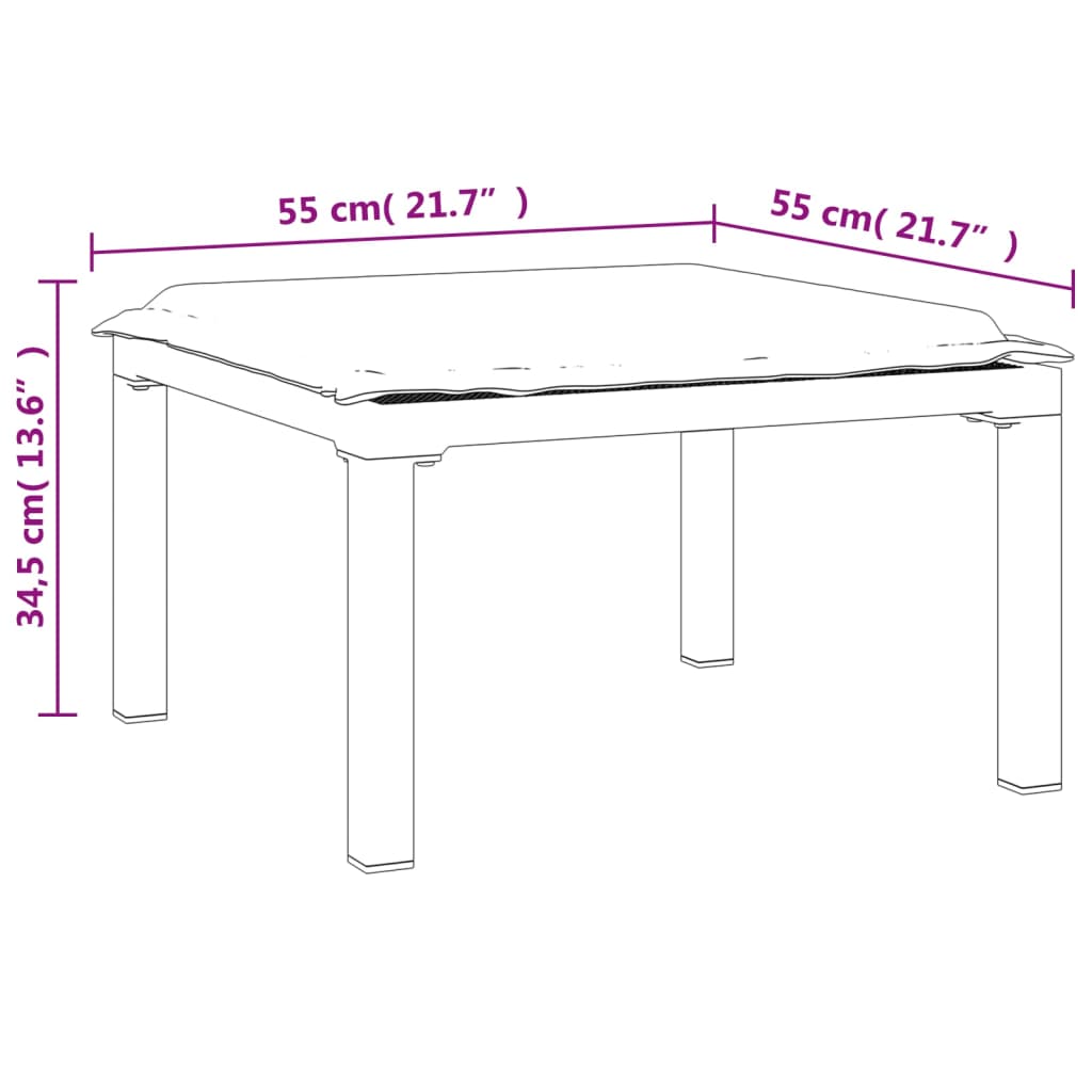 Set mobilier de grădină cu perne, 3 piese, negru/gri, poliratan - Lando