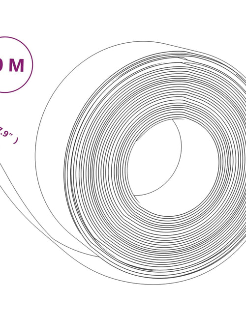 Загрузите изображение в средство просмотра галереи, Bordură de grădină, negru, 10 m 20 cm, polietilenă - Lando
