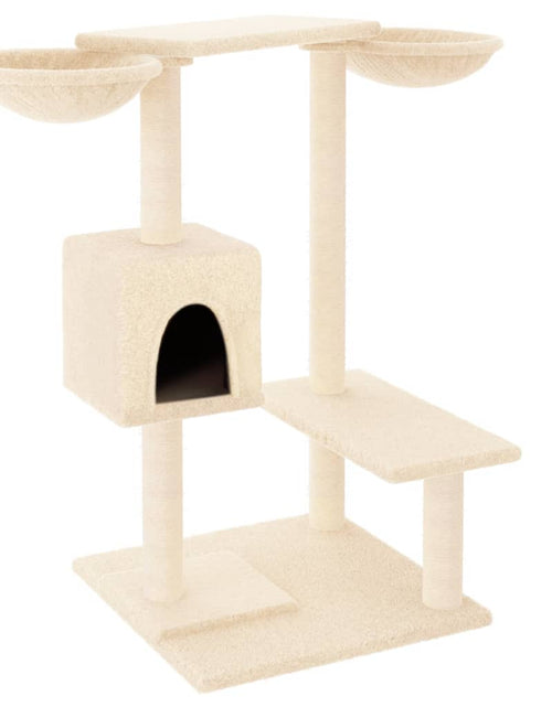 Încărcați imaginea în vizualizatorul Galerie, Ansamblu de pisici cu stâlpi de zgâriat, crem, 82 cm Lando - Lando

