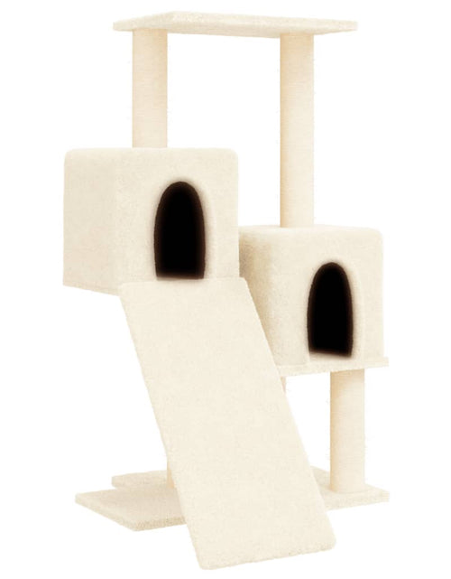 Încărcați imaginea în vizualizatorul Galerie, Ansamblu de pisici cu stâlpi din funie de sisal, crem, 82 cm Lando - Lando
