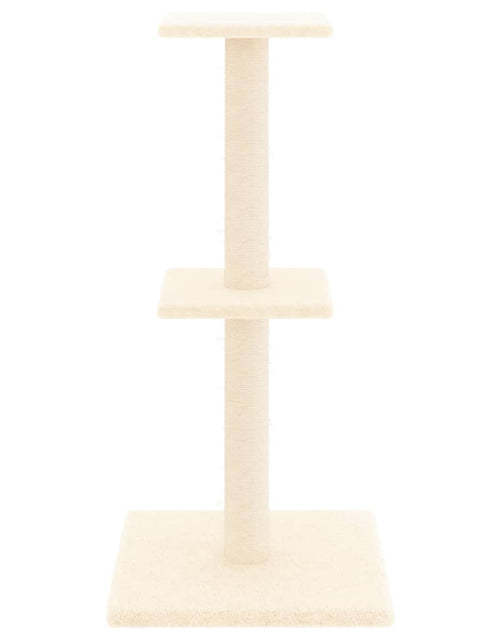 Încărcați imaginea în vizualizatorul Galerie, Ansamblu de pisici cu stâlpi din funie de sisal, crem, 73 cm Lando - Lando
