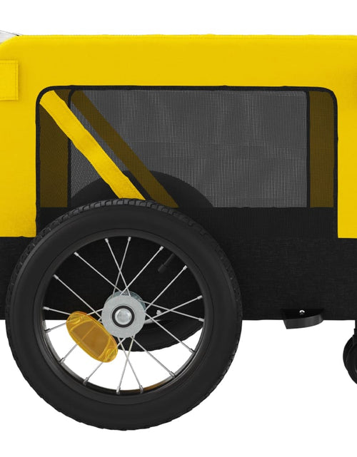 Încărcați imaginea în vizualizatorul Galerie, Remorcă bicicletă animale companie, galben/negru, oxford/fier - Lando
