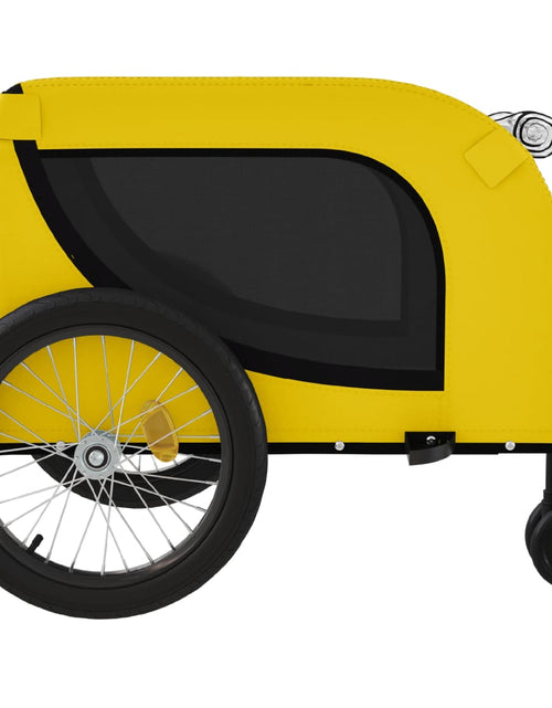Încărcați imaginea în vizualizatorul Galerie, Remorcă bicicletă animale companie, galben/negru, oxford/fier - Lando
