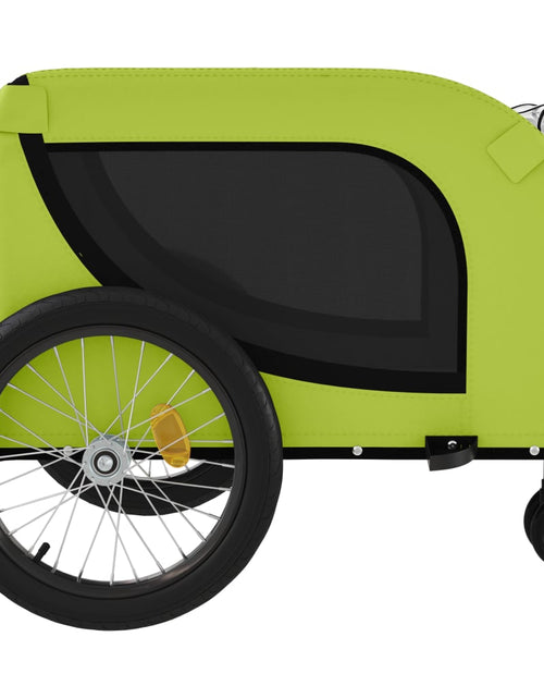 Încărcați imaginea în vizualizatorul Galerie, Remorcă bicicletă animale companie, verde/negru, oxford/fier - Lando
