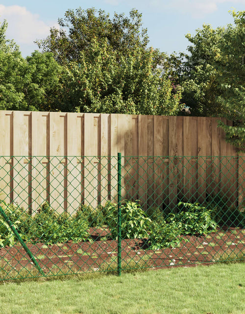 Încărcați imaginea în vizualizatorul Galerie, Gard de plasă de sârmă, verde, 1x10 m Lando - Lando

