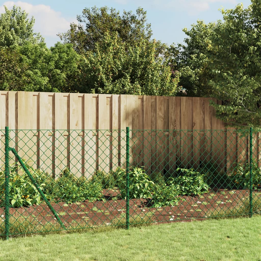 Gard de plasă de sârmă, verde, 1,1x10 m Lando - Lando