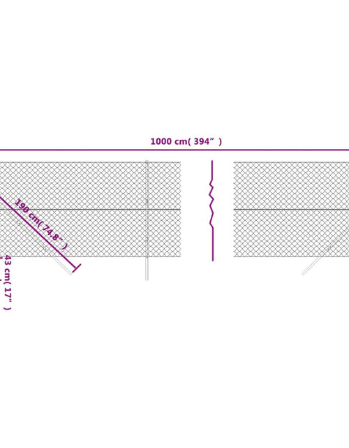 Încărcați imaginea în vizualizatorul Galerie, Gard de plasă de sârmă, verde, 1,4x10 m Lando - Lando
