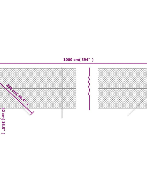 Încărcați imaginea în vizualizatorul Galerie, Gard de plasă de sârmă, verde, 2x10 m Lando - Lando
