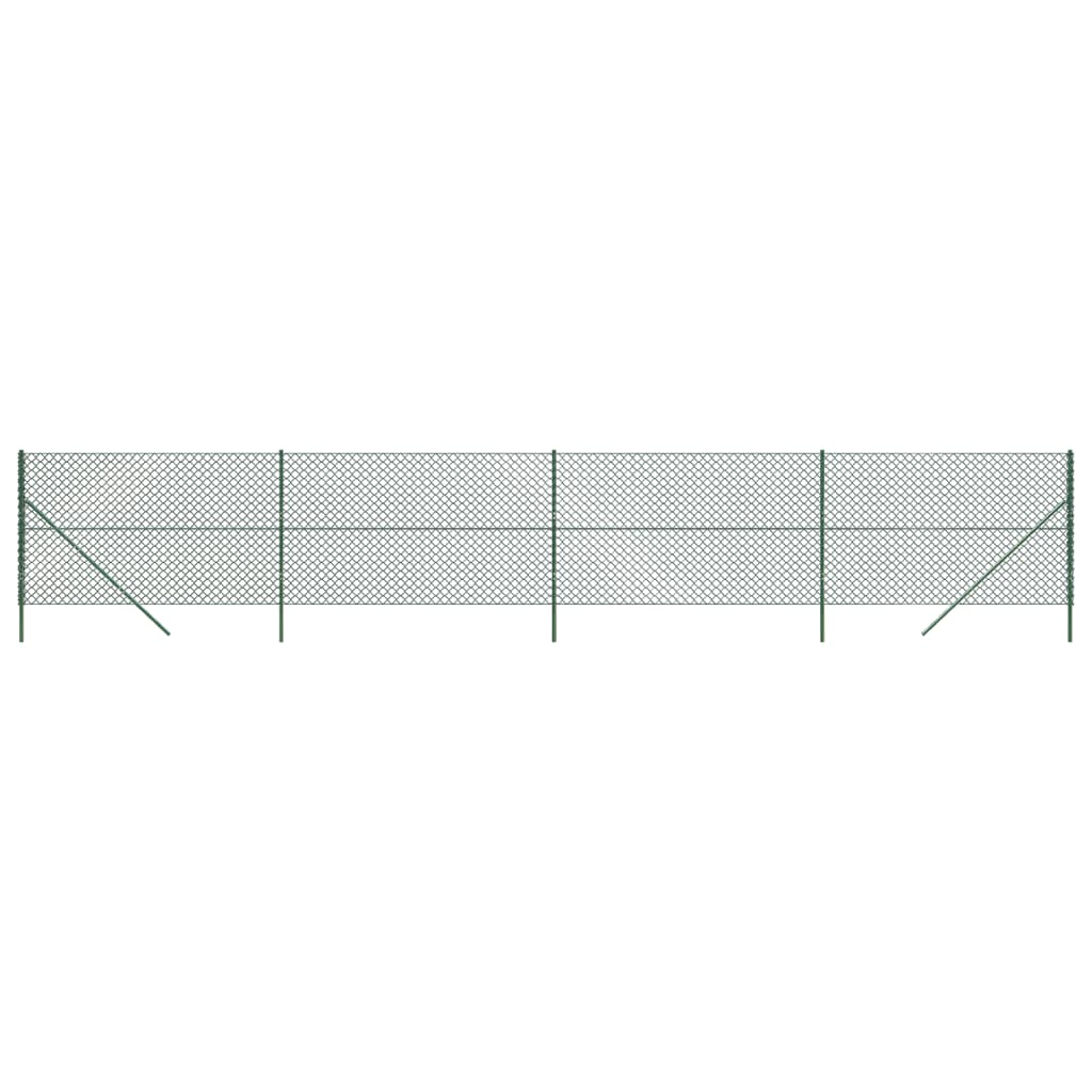 Gard de plasă de sârmă, verde, 2,2x10 m Lando - Lando