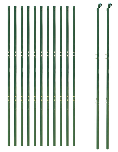 Загрузите изображение в средство просмотра галереи, Gard de plasă de sârmă, verde, 1,4x25 m Lando - Lando
