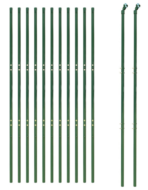 Загрузите изображение в средство просмотра галереи, Gard de plasă de sârmă, verde, 2x25 m Lando - Lando
