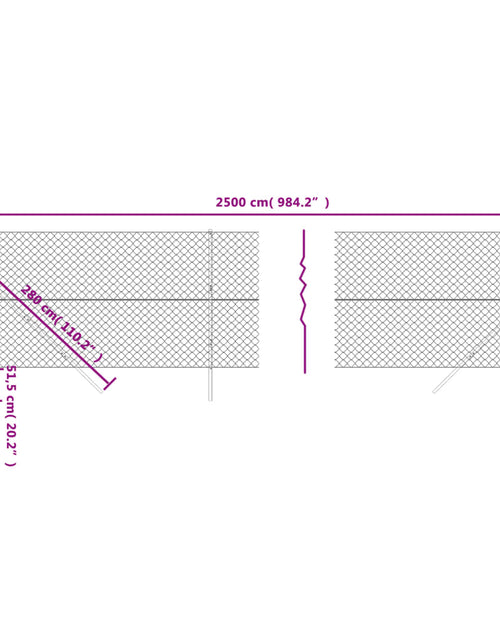 Загрузите изображение в средство просмотра галереи, Gard de plasă de sârmă, verde, 2,2x25 m Lando - Lando
