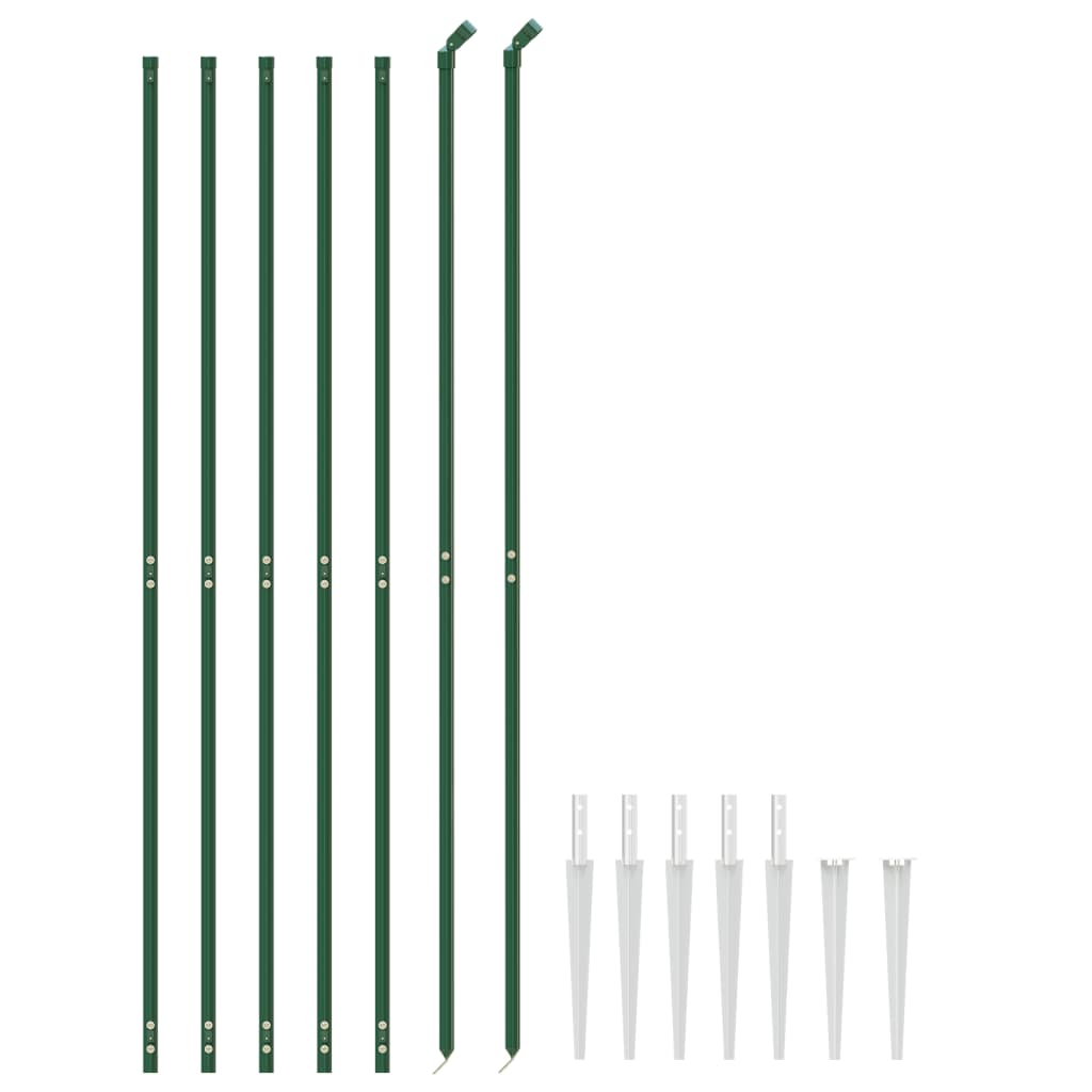 Gard plasă de sârmă cu țăruși de fixare, verde, 2,2x10 m Lando - Lando