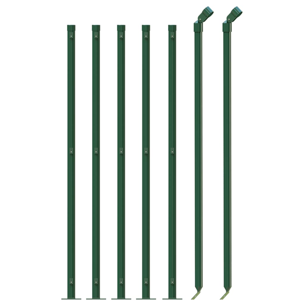 Gard plasă de sârmă cu bordură, verde, 0,8x10 m Lando - Lando