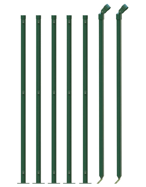 Încărcați imaginea în vizualizatorul Galerie, Gard plasă de sârmă cu bordură, verde, 1x10 m Lando - Lando

