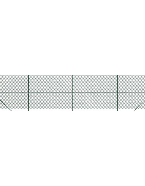 Загрузите изображение в средство просмотра галереи, Gard plasă de sârmă cu bordură, verde, 2,2x10 m Lando - Lando
