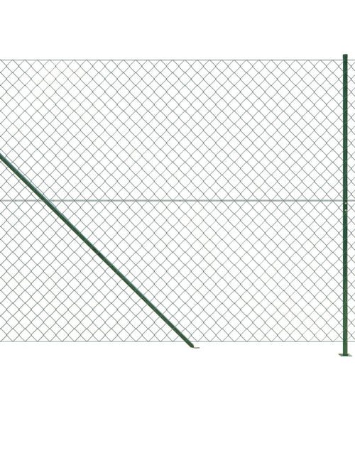 Загрузите изображение в средство просмотра галереи, Gard plasă de sârmă cu bordură, verde, 2,2x25 m Lando - Lando
