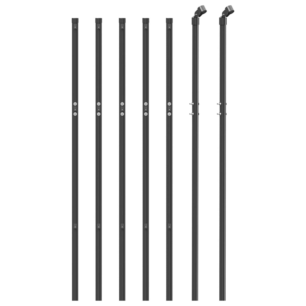 Gard plasă de sârmă, antracit, 1x10 m Lando - Lando