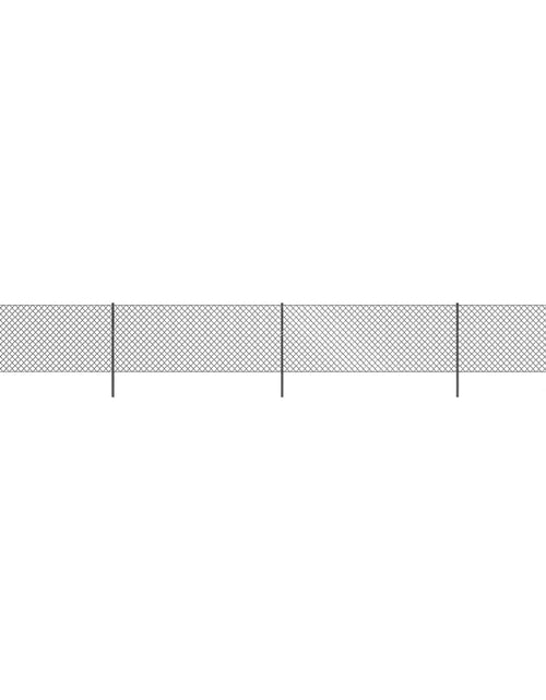 Încărcați imaginea în vizualizatorul Galerie, Gard plasă de sârmă, antracit, 1,1x10 m Lando - Lando

