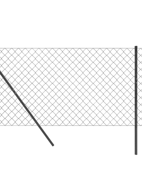 Încărcați imaginea în vizualizatorul Galerie, Gard plasă de sârmă, antracit, 1,1x10 m Lando - Lando
