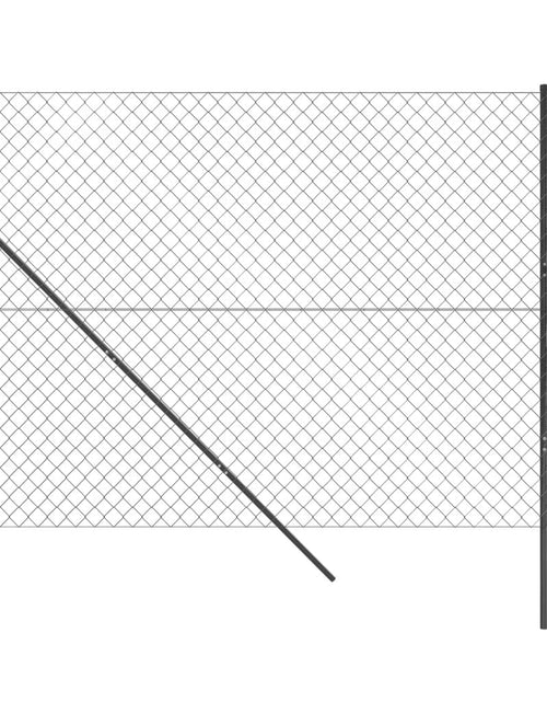 Încărcați imaginea în vizualizatorul Galerie, Gard plasă de sârmă, antracit, 1,6x10 m Lando - Lando

