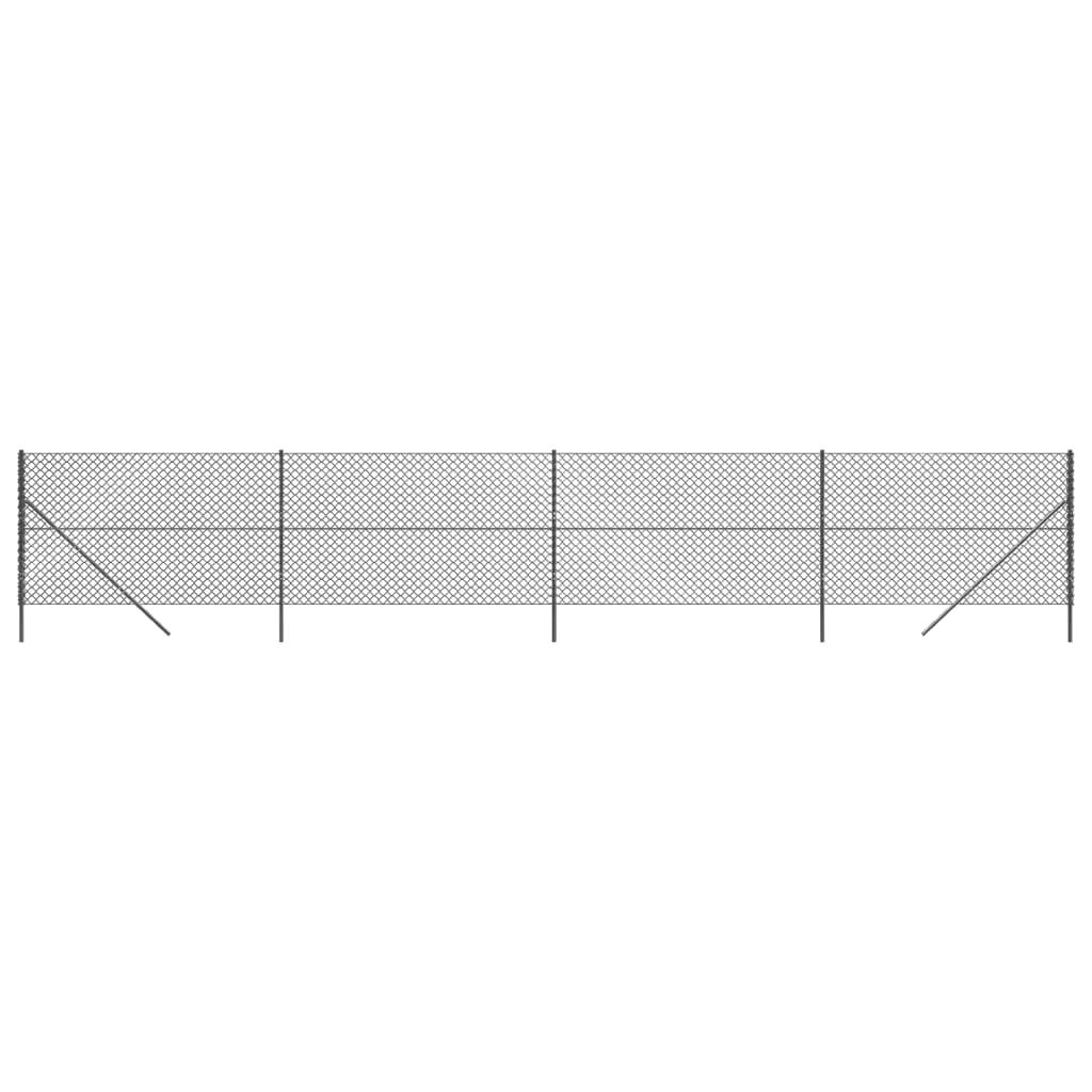 Gard plasă de sârmă, antracit, 2x10 m Lando - Lando