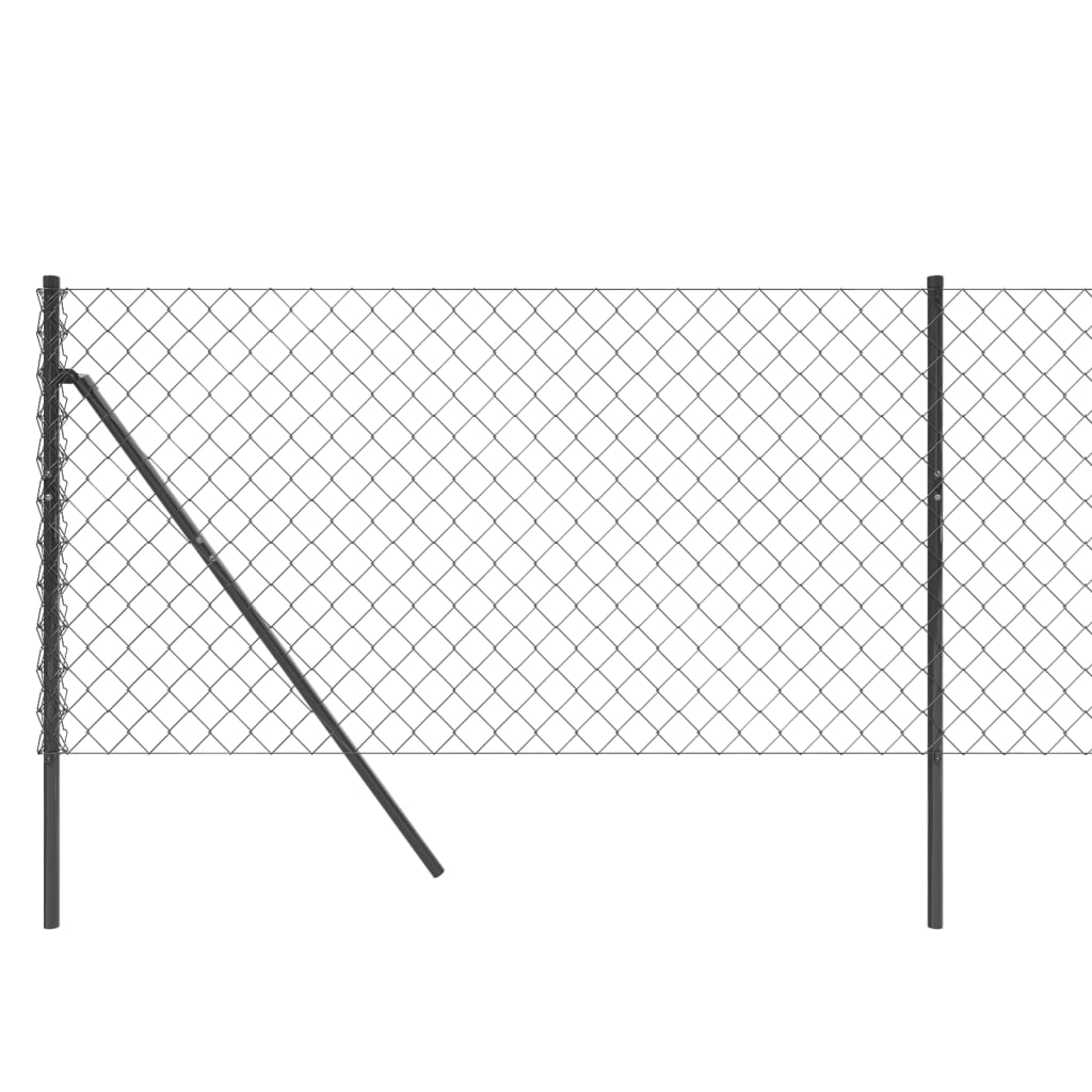 Gard plasă de sârmă, antracit, 0,8x25 m Lando - Lando