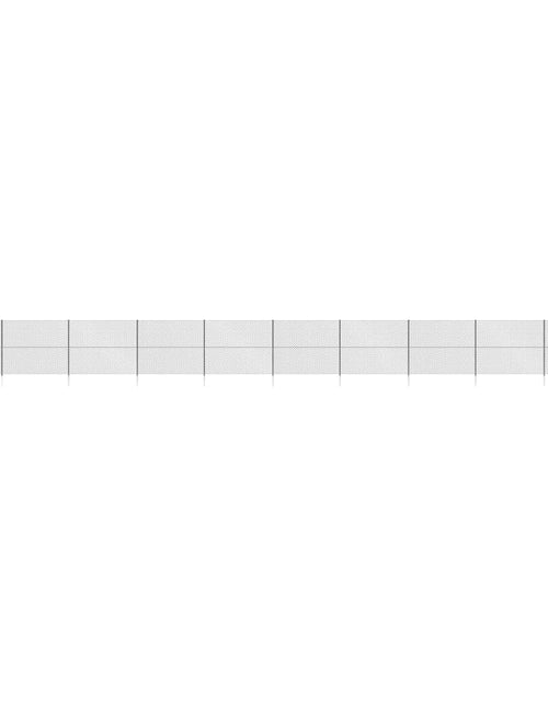 Încărcați imaginea în vizualizatorul Galerie, Gard plasă de sârmă cu țăruși de fixare, antracit, 1,8x25 m Lando - Lando
