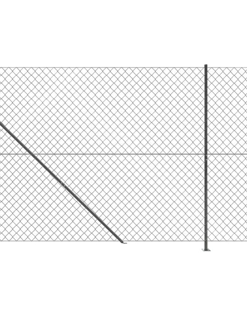 Încărcați imaginea în vizualizatorul Galerie, Gard plasă de sârmă cu bordură, antracit, 2x10 m Lando - Lando
