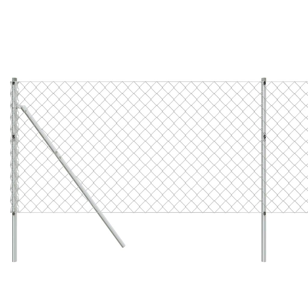 Gard de plasă de sârmă, argintiu, 1,1x10 m Lando - Lando