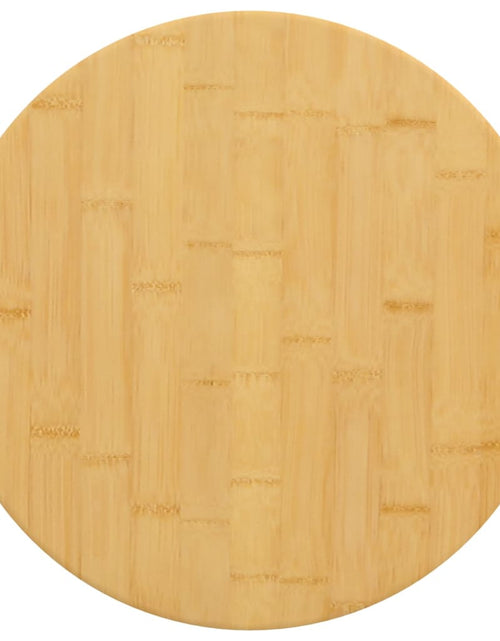 Încărcați imaginea în vizualizatorul Galerie, Blat de masă, Ø40x1,5 cm, bambus - Lando
