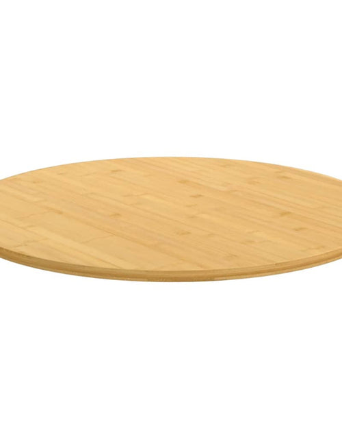 Încărcați imaginea în vizualizatorul Galerie, Blat de masă, Ø60x1,5 cm, bambus - Lando
