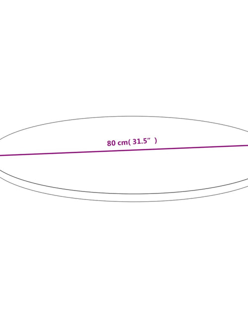 Загрузите изображение в средство просмотра галереи, Blat de masă, Ø80x1,5 cm din bambus - Lando
