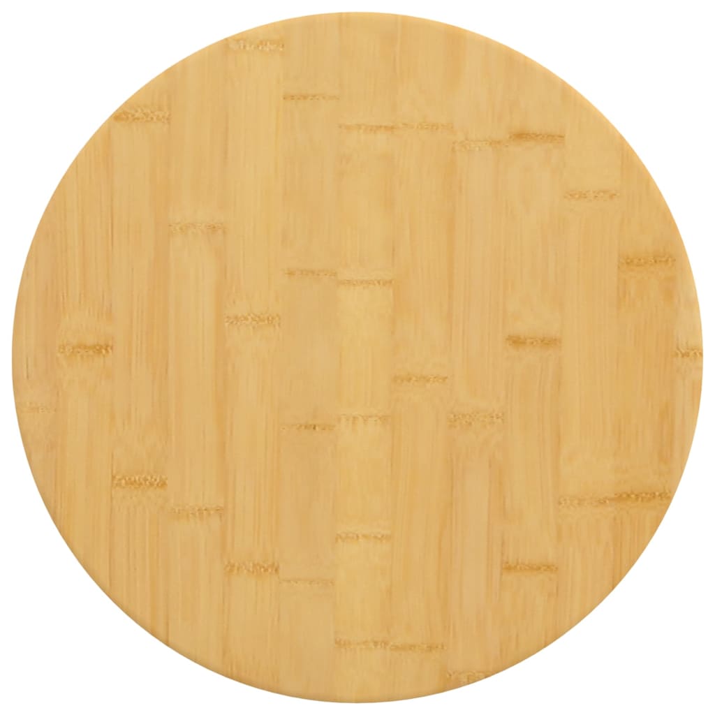 Blat de masă, Ø30x2,5 cm, bambus - Lando