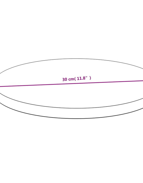 Загрузите изображение в средство просмотра галереи, Blat de masă, Ø30x2,5 cm, bambus - Lando
