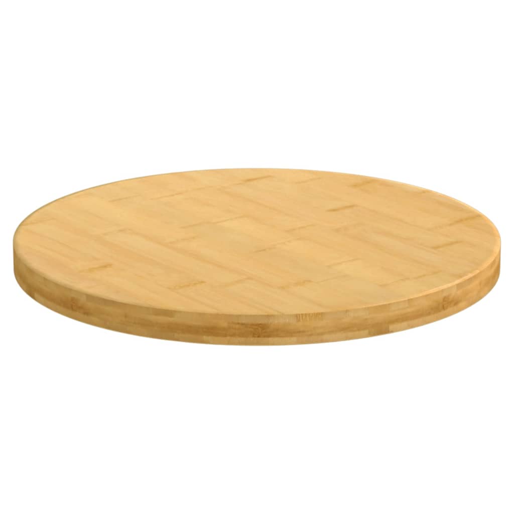 Blat de masă, Ø50x2,5 cm, bambus - Lando