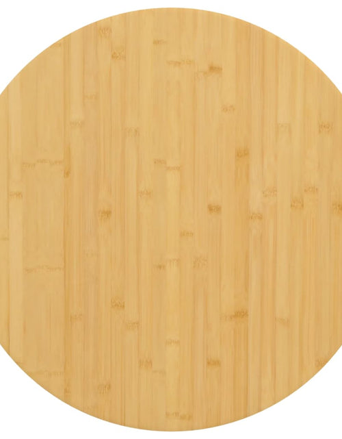 Загрузите изображение в средство просмотра галереи, Blat de masă, Ø70x2,5 cm, bambus - Lando
