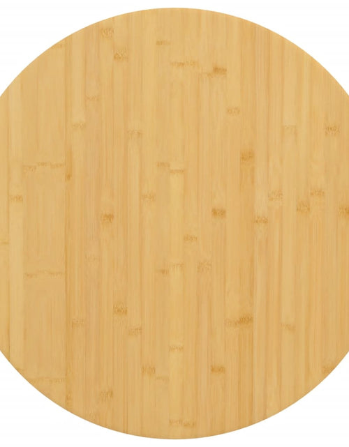 Загрузите изображение в средство просмотра галереи, Blat de masă, Ø90x2,5 cm, bambus - Lando
