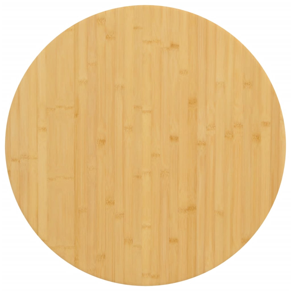 Blat de masă, Ø90x2,5 cm, bambus - Lando