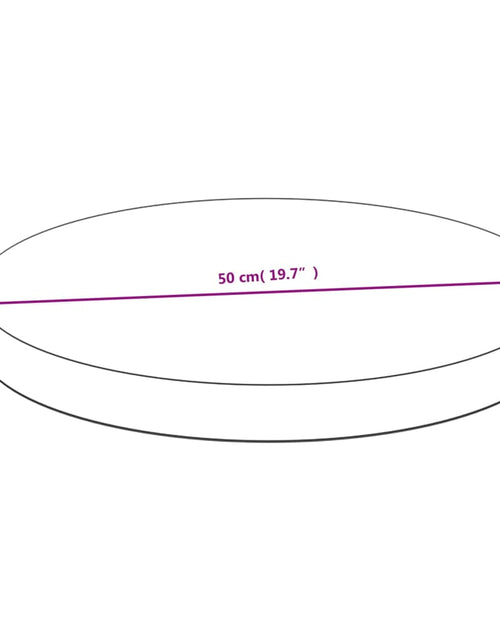 Загрузите изображение в средство просмотра галереи, Blat de masă, Ø50x4 cm, bambus - Lando
