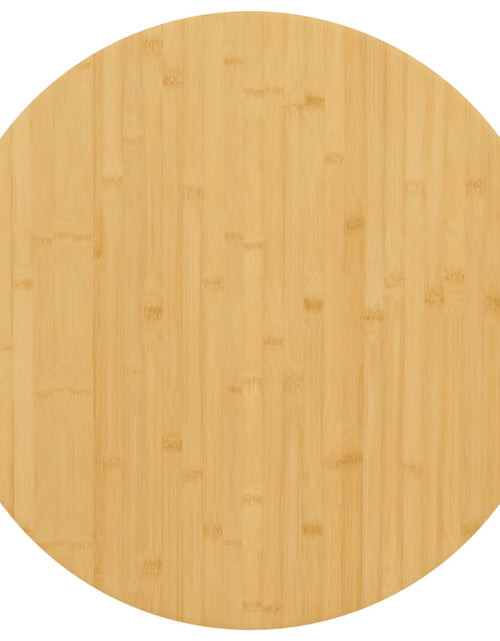 Загрузите изображение в средство просмотра галереи, Blat de masă, Ø60x4 cm, bambus - Lando
